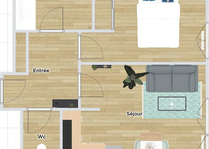 Lille, Fully-equipped With Parking Space Apartment Lille